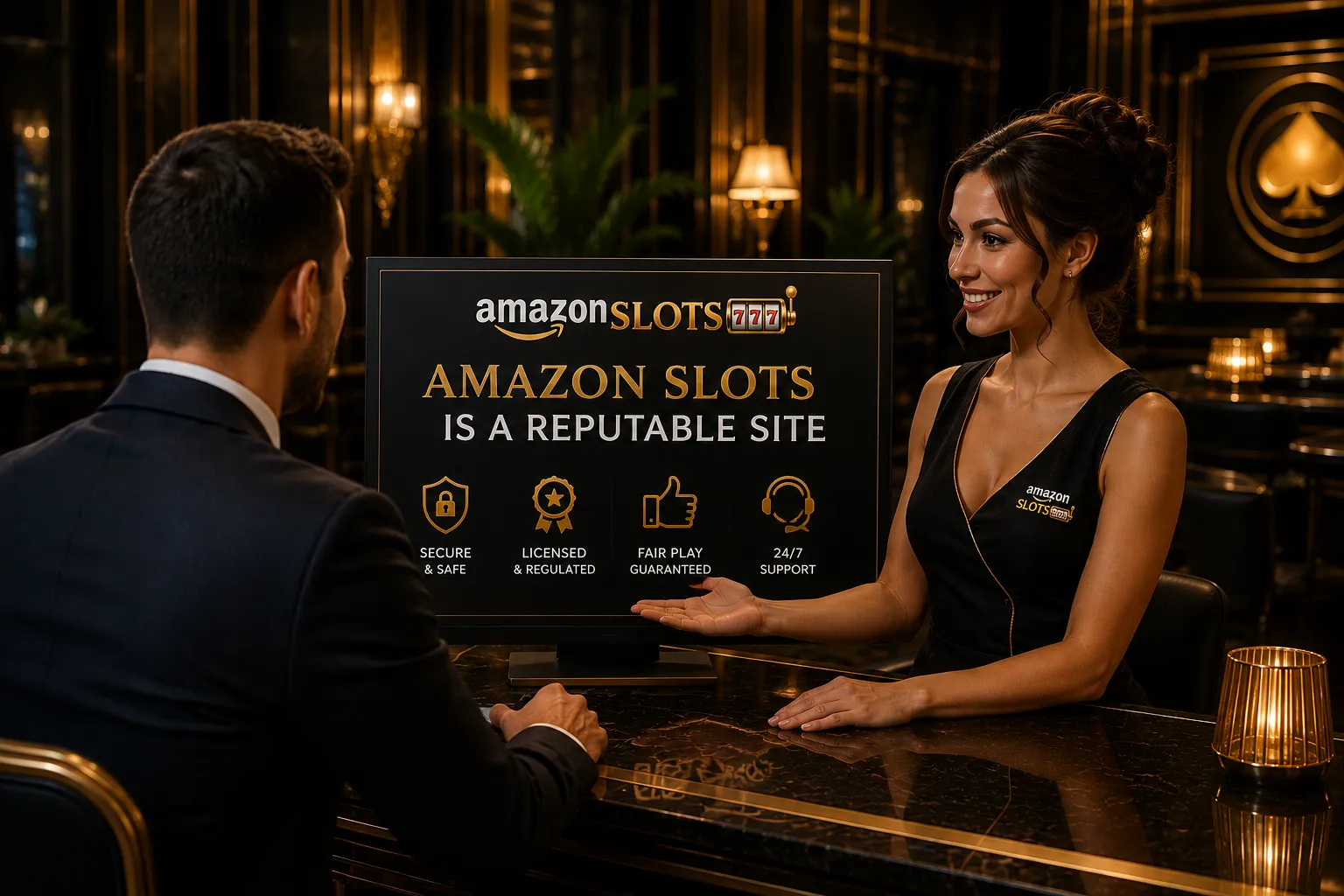Lizenz und Sicherheit bei Amazon Slots Casino